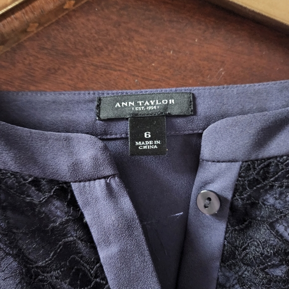 Ann Taylor Lace Blouse - Picture 4 of 5